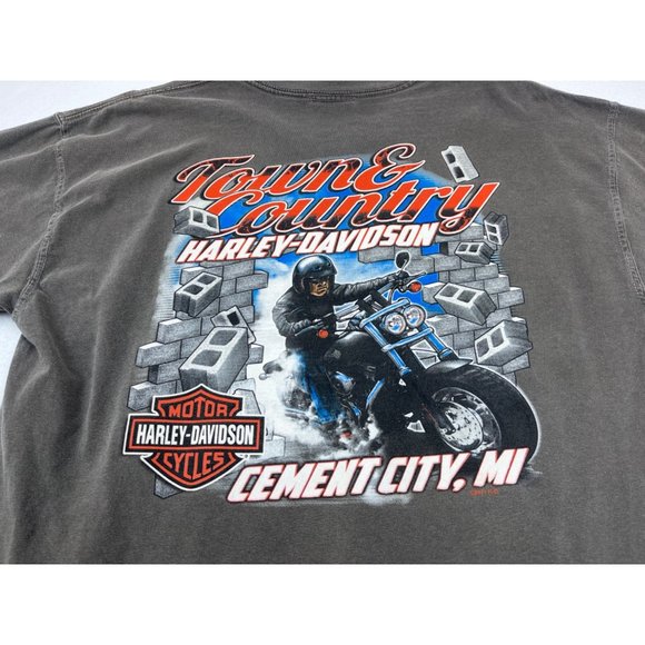 Harley-Davidson Men's Grey Shirt Sz L - Picture 5 of 6